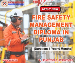 Fire Safety Management Diploma in Punjab India
