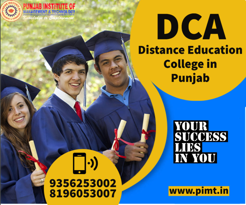 DCA Distance Education College in Punjab