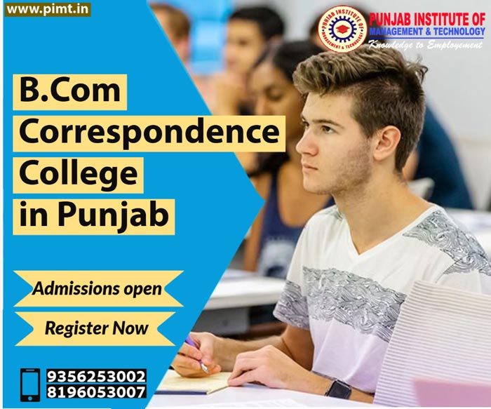B.Com Correspondence College in Punjab