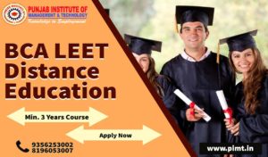 BCA LEET Distance Education