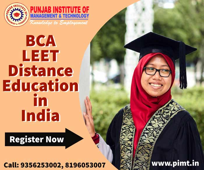 BCA LEET Distance Education in India