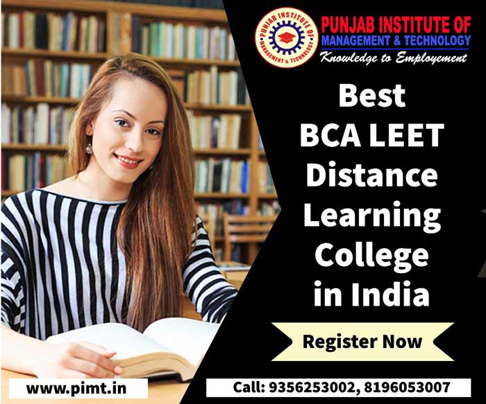 Best BCA LEET Distance Learning College in India