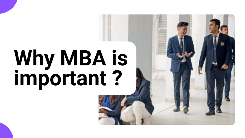 Why MBA is important